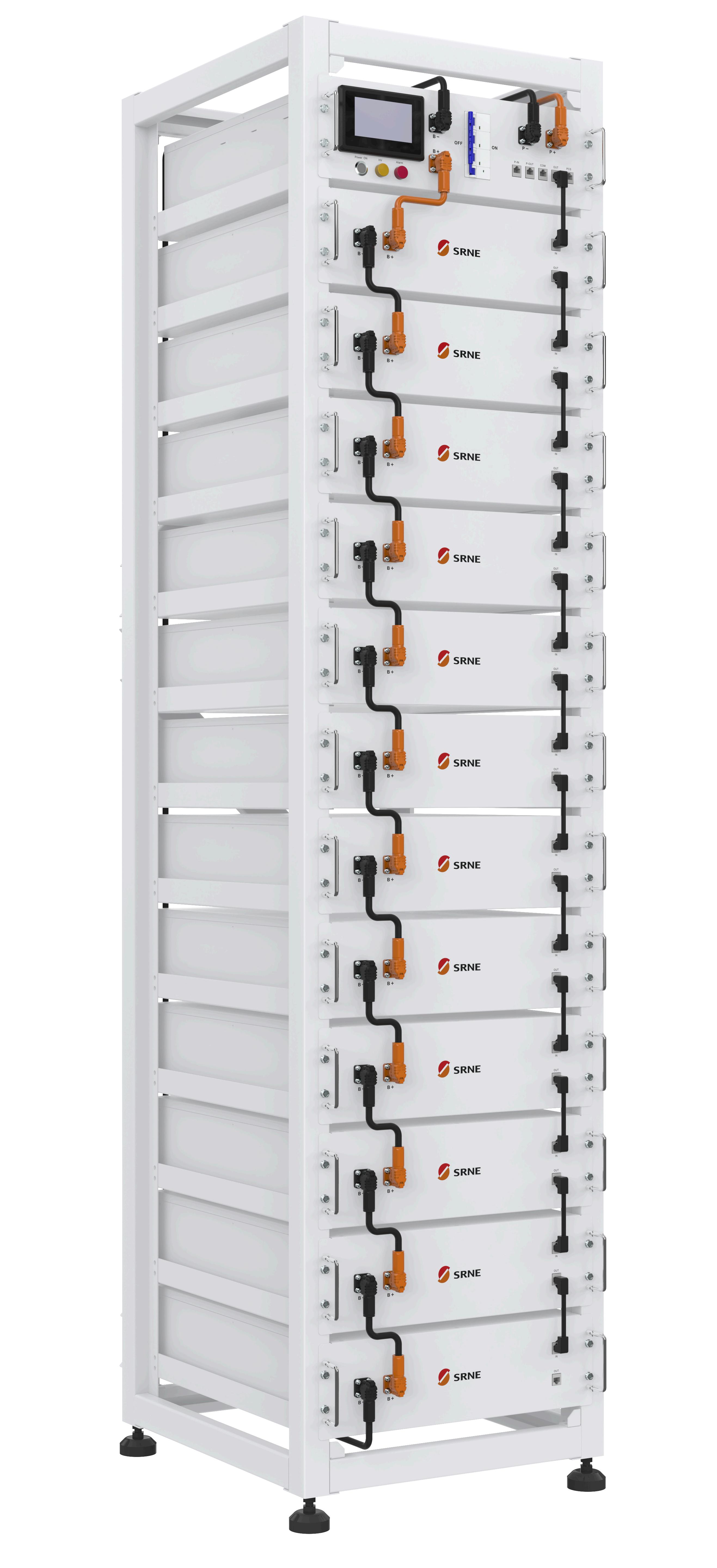 Commercial and industrial (C&I) Solution High Voltage 61.4kwhr Lithium-Ion Battery