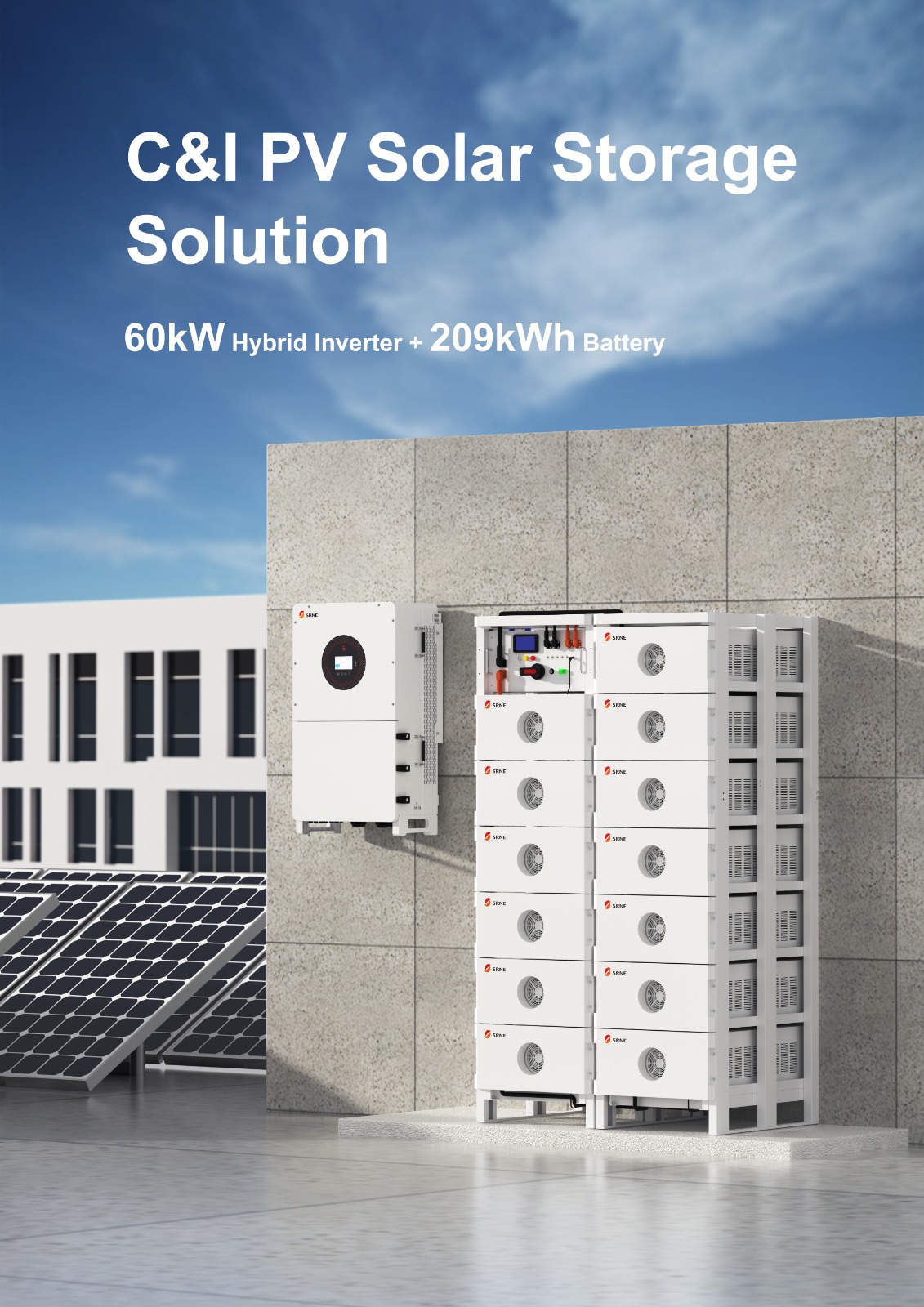 COMMERCIAL & INDUSTRIAL (C&I) PACKAGE 60kW Industrial Solar Power System